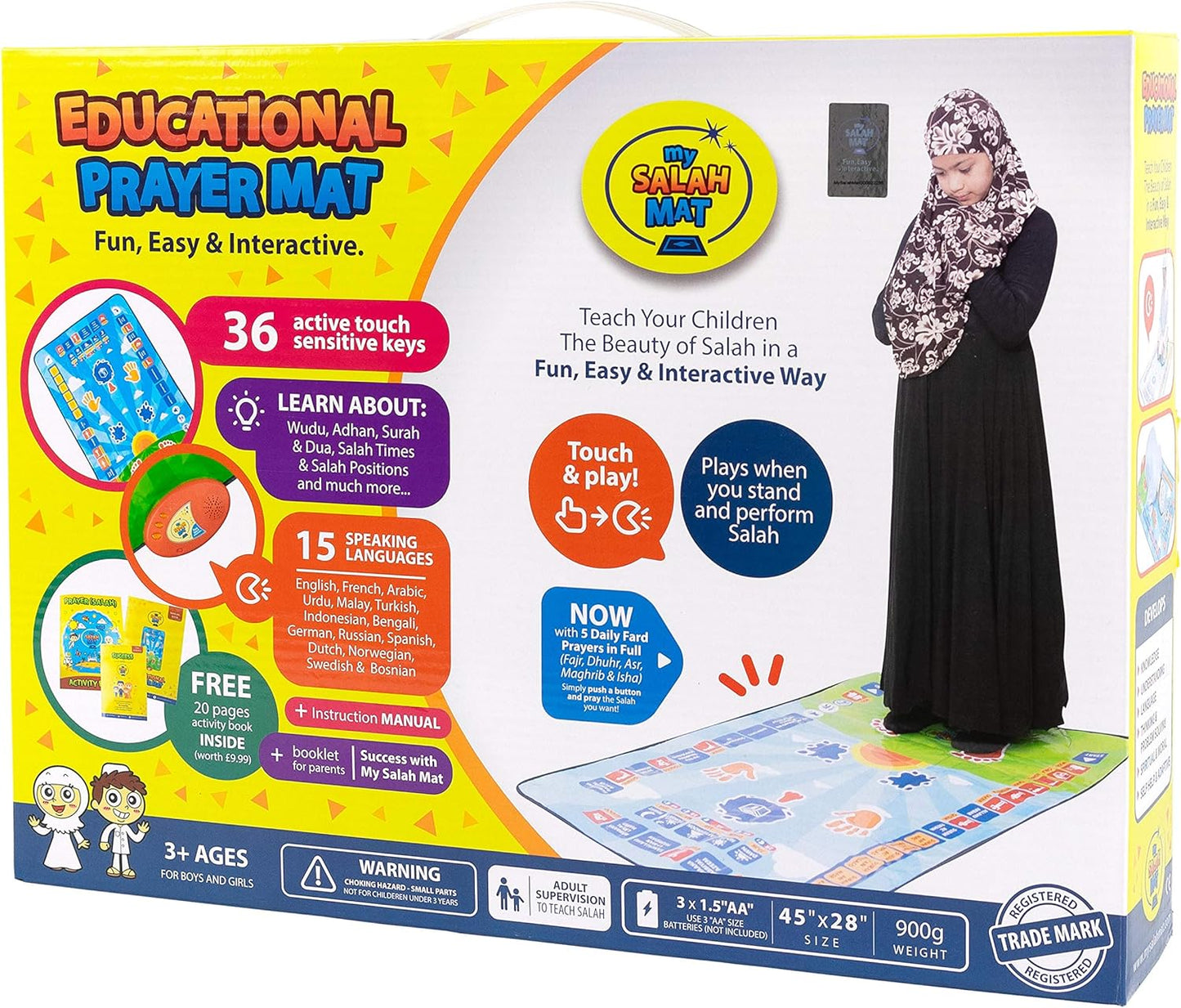 🕌📖 Educational Prayer Mat for Kids - 🌙✨ Ramadan SALE % 🛒